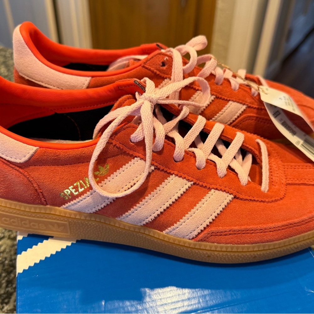 adidas Spezial Red and Pink Women's Sneakers